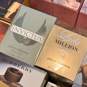 paco rabanne invictus and lady million